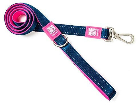 Max & Molly Laisse courte pour chien L 120cm 2.5cm Pink