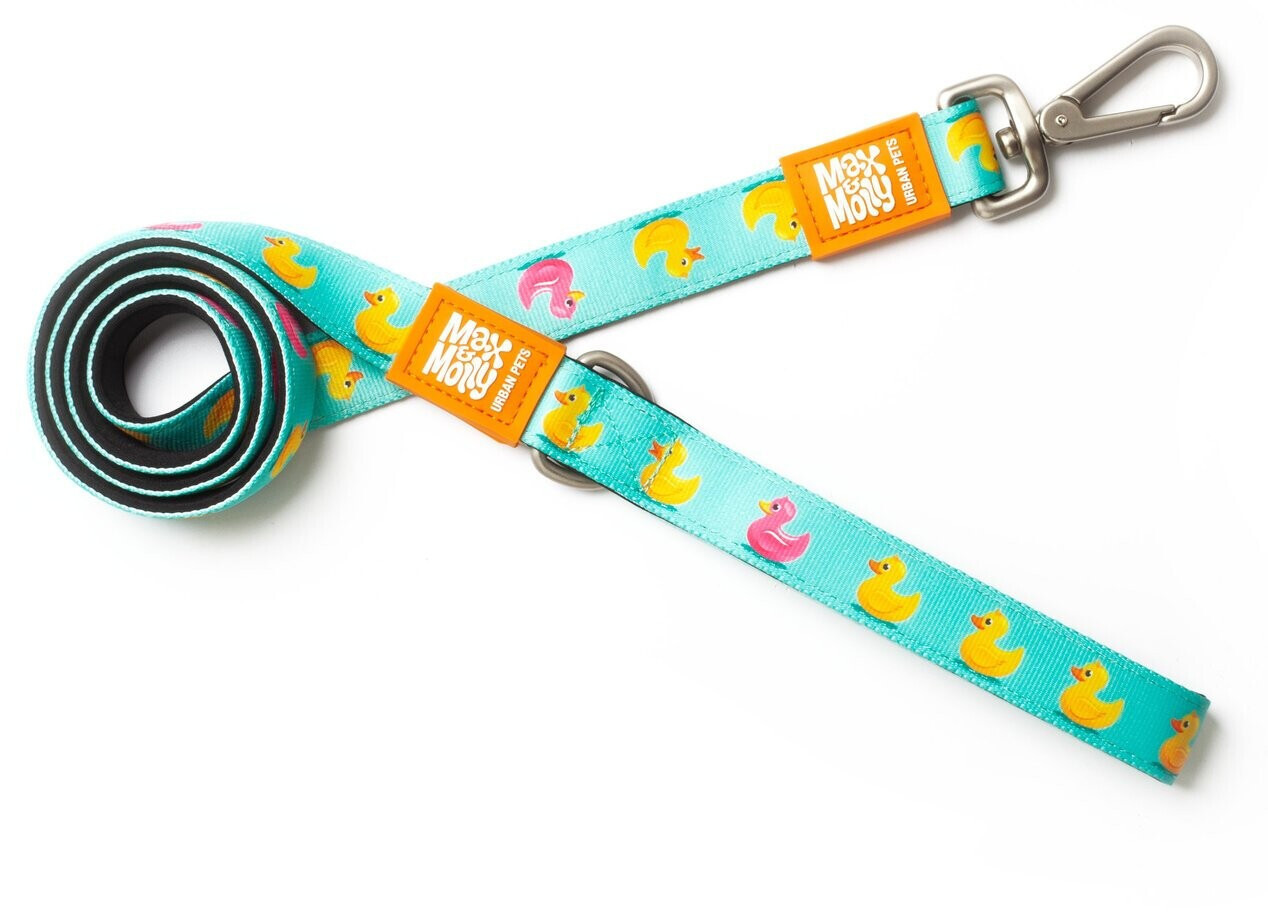 Max & Molly Original Short Dog Leash Ducklings XS 120 x 1cm