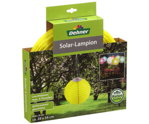Dehner SolarLampion Ø28cm gelb ab 5,99 € Preisvergleich bei idealo.de
