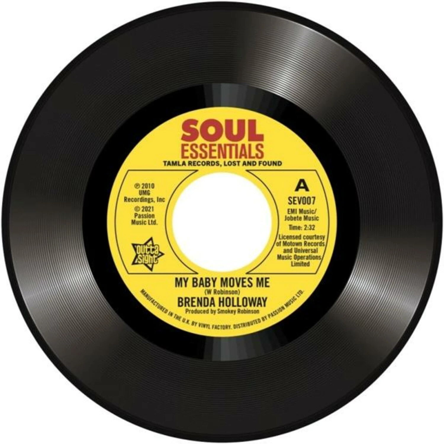 Brenda Holloway - My Baby Moves Me/Spellbound (Vinyl)