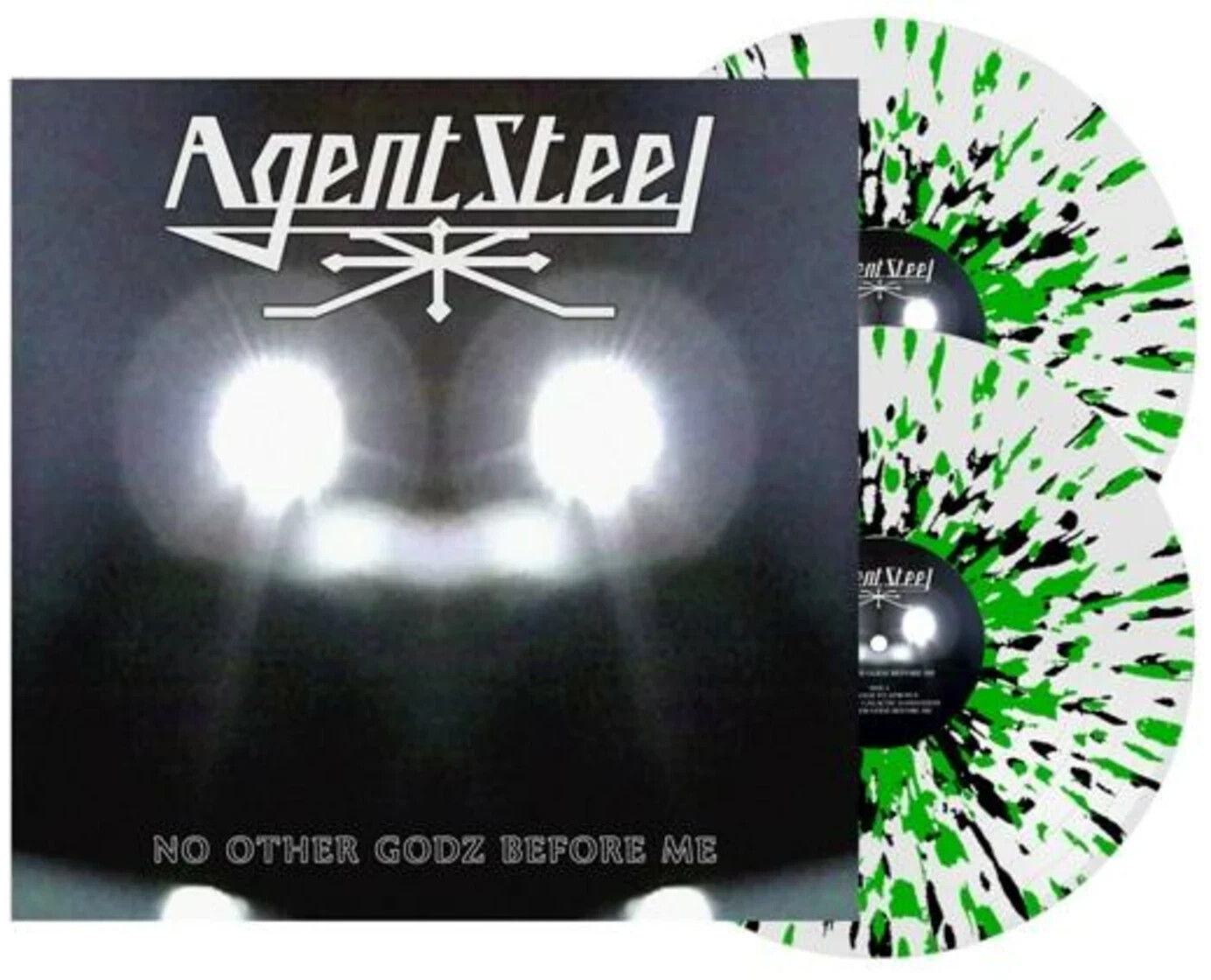 Agent Steel - No Other Godz Before Me (Green/ Black/White Splat) (Vinyl)