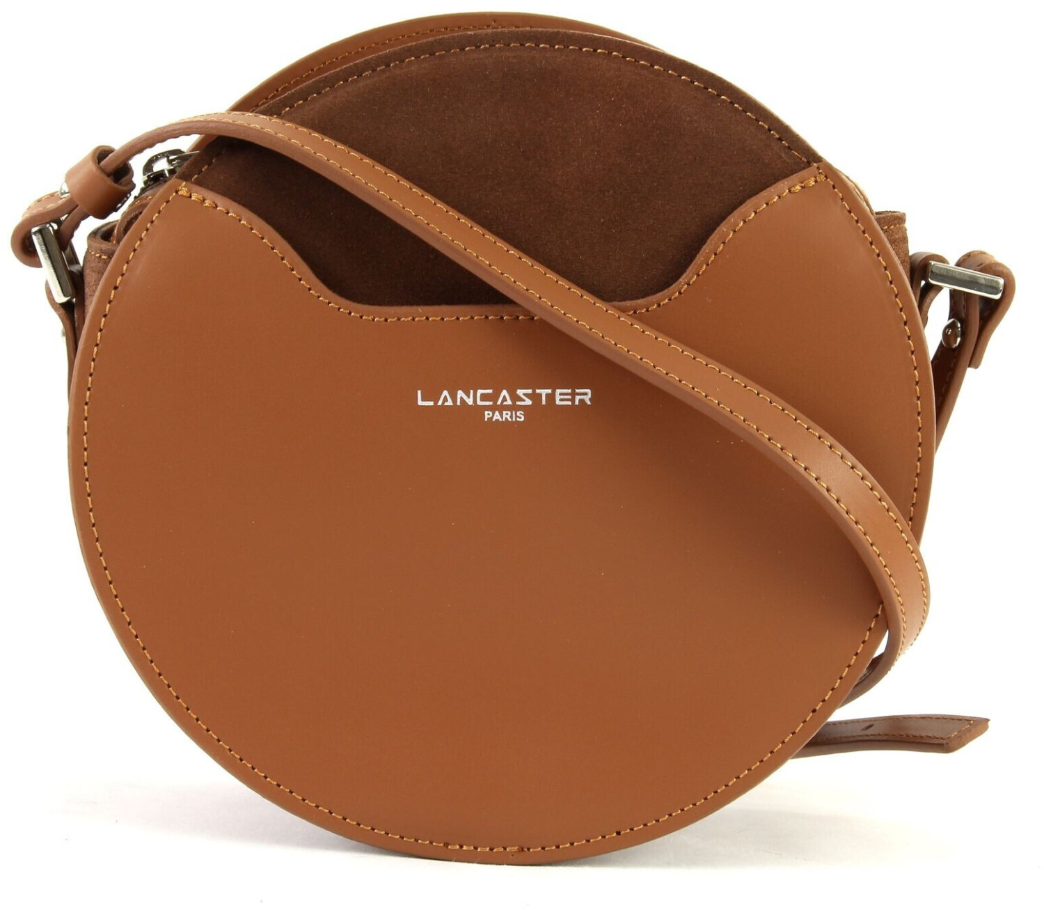 Lancaster Vendôme Lune Circle Crossbody Bag camel