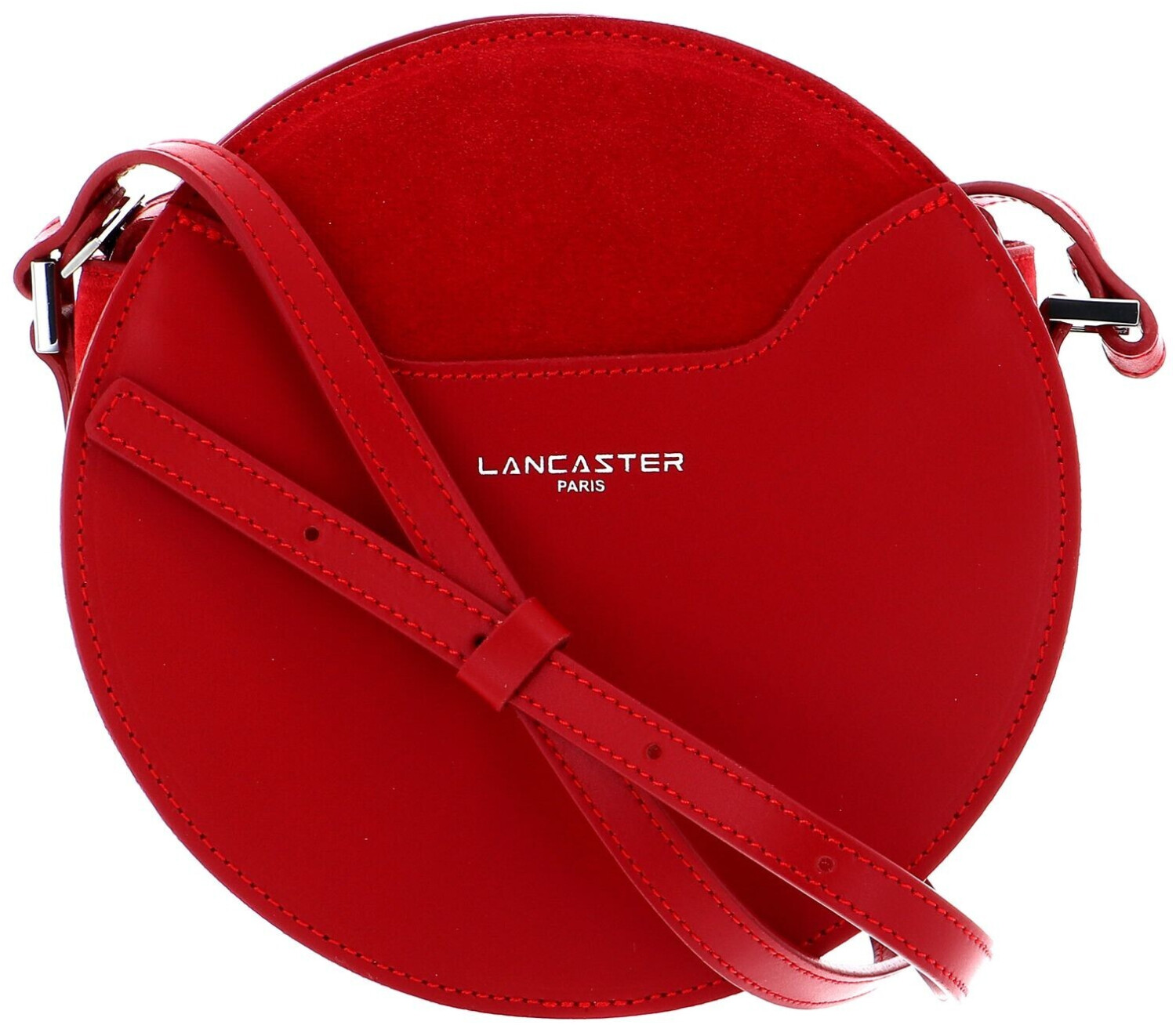 Lancaster Vendôme Lune Circle Crossbody Bag rouge