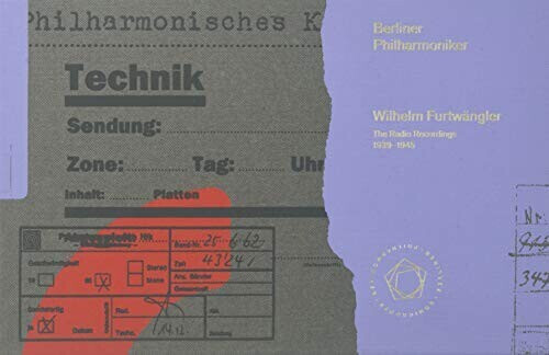 Wilhelm Fürtwangler - The Radio Recordings 1939 - 1945. Berliner Philharmoniker. (SACD)