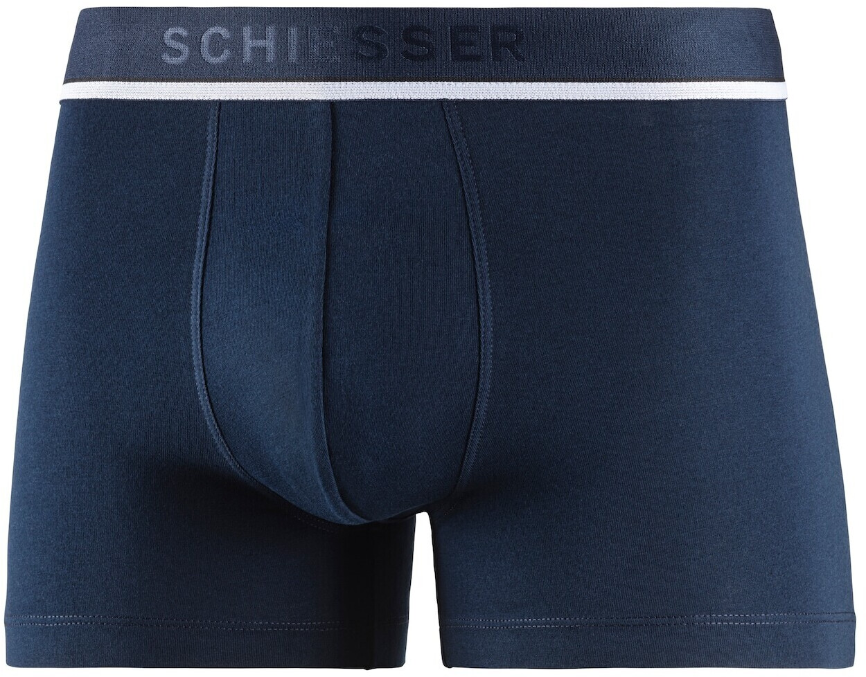 Schiesser 3-Pack Shorts Organic Cotton 95/5 (173986-908) blau/schwarz ab  30,23 €