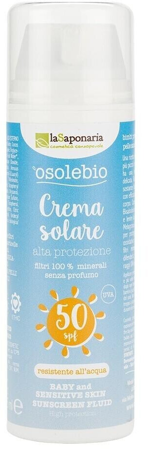 LaSaponaria Sun Cream For Kids SPF50 (125ml)