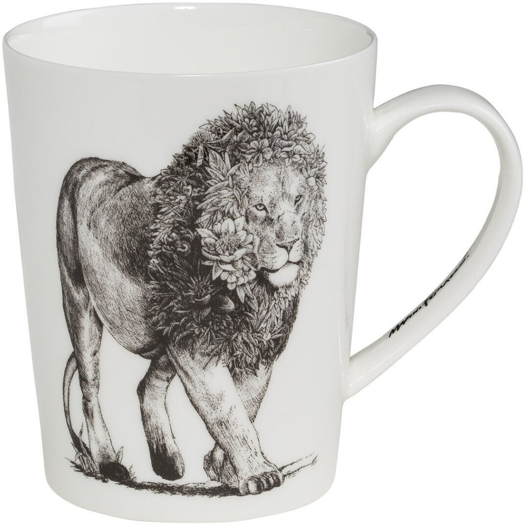Maxwell & Williams African lion coffee mug 0,45l white