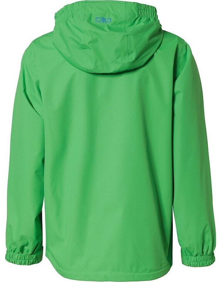 CMP Boy Rain Jacket Fix Hood Youth (39X7984) grass