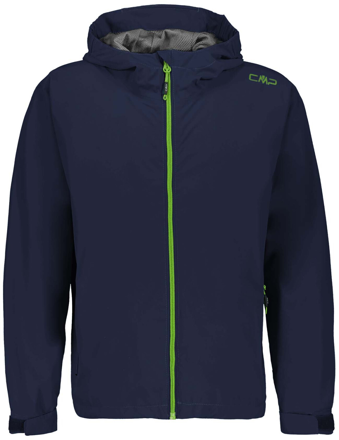 CMP Boy Rain Jacket Fix Hood Youth (39X7984) black blue