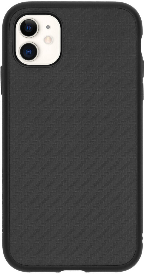 Rhinoshield Coque SolidSuit iPhone 11 - fibre de carbone noir