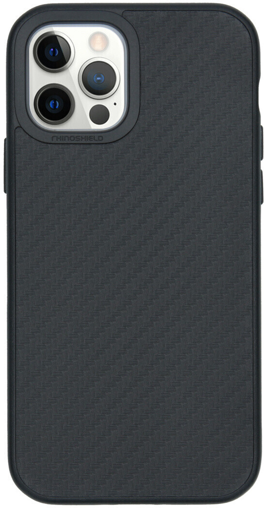 Rhinoshield Coque SolidSuit iPhone 12 (Pro) - fibre de carbone