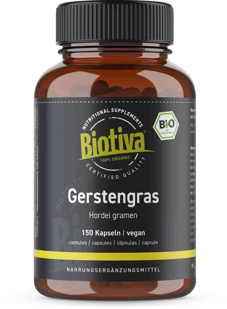 Biotiva Organic Barley Grass Capsules