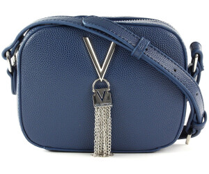 VALENTINO Divina SA Lady Crossover Bag Umhängetasche Tasche Blu Blau Neu 