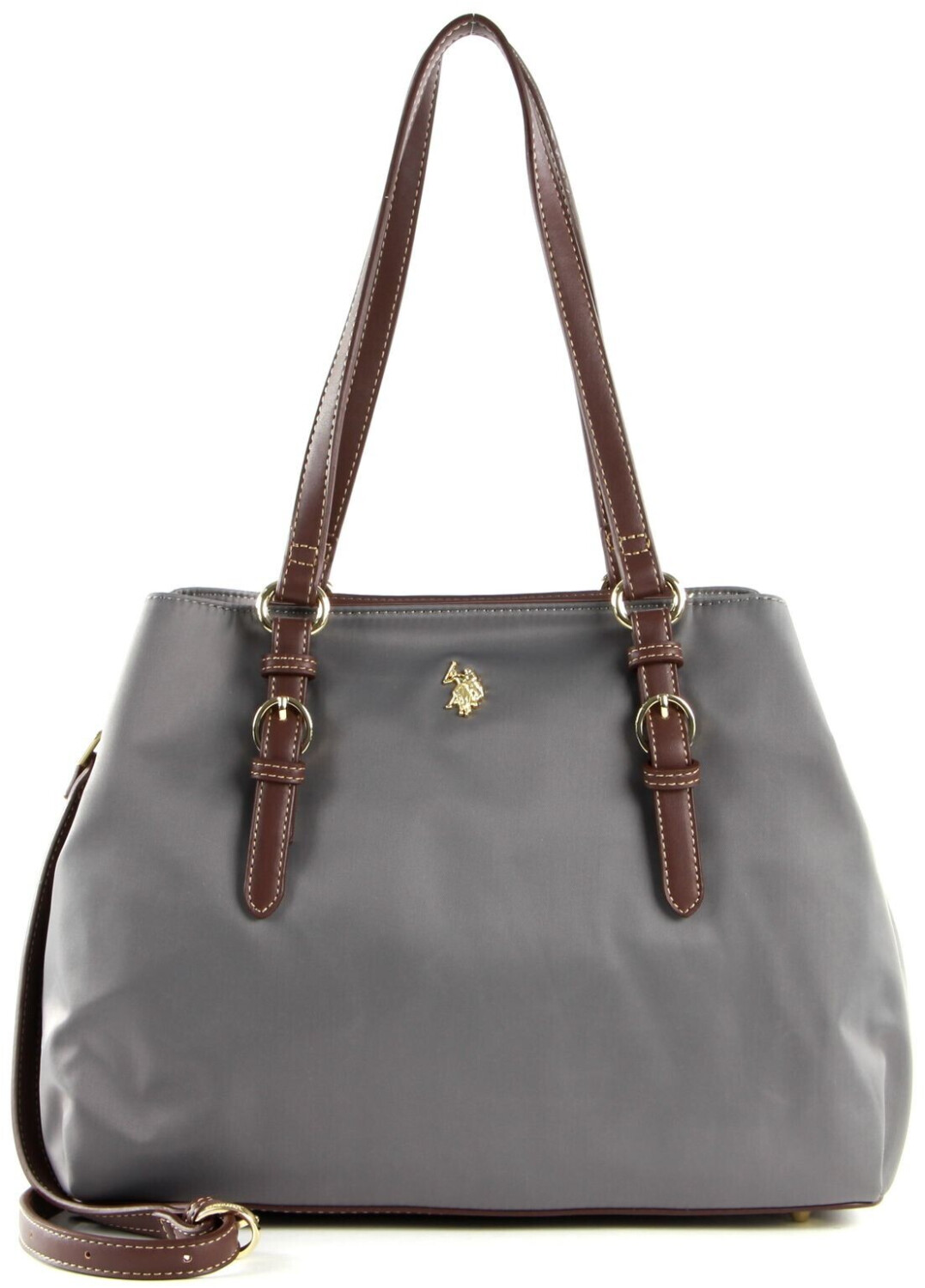 U.S. Polo Assn. Houston Double Handle Bag grey