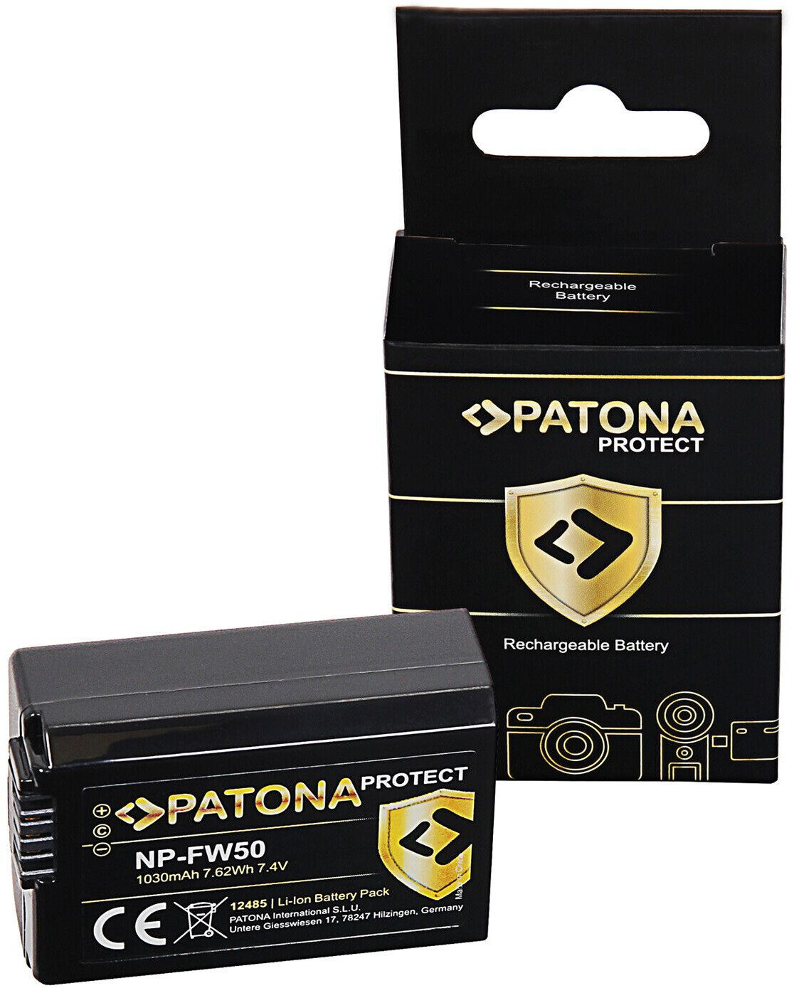 Patona Replacement Battery Protect for Sony NP-FW50 (1030mAh)