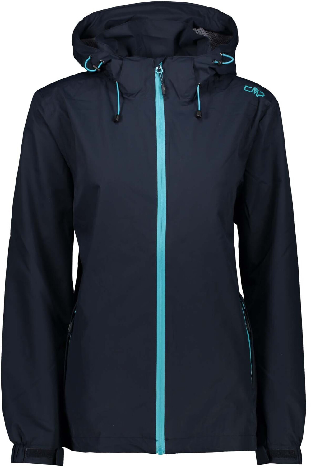 CMP Women's Packable Waterproof Jacket black blue