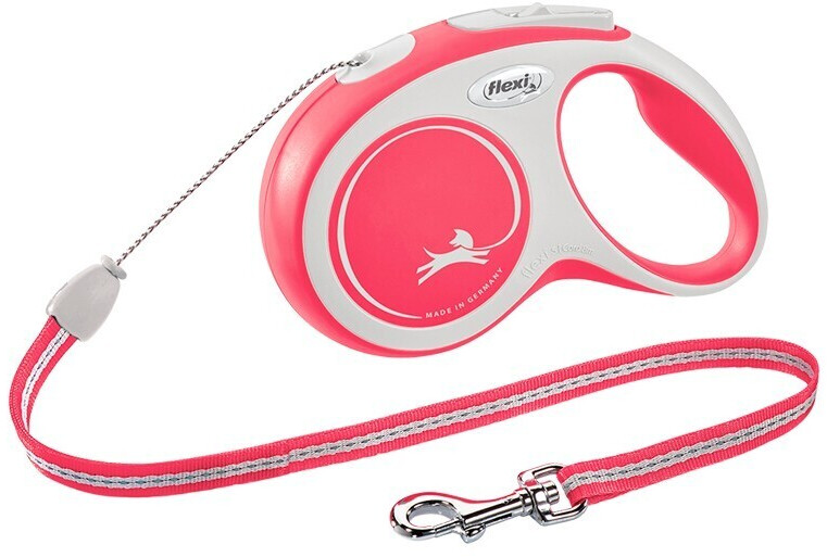Flexi New Comfort Cord S 8m Red/White