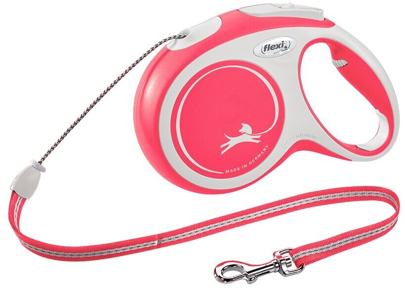 Flexi New Comfort Cord M 8m Red/White