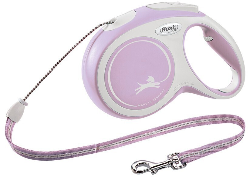 Flexi New Comfort Cord M 8m Pink/White