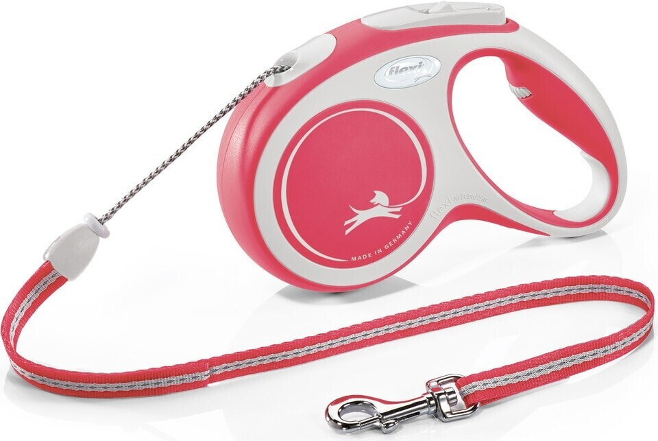 Flexi New Comfort Cord M 5m Red/White