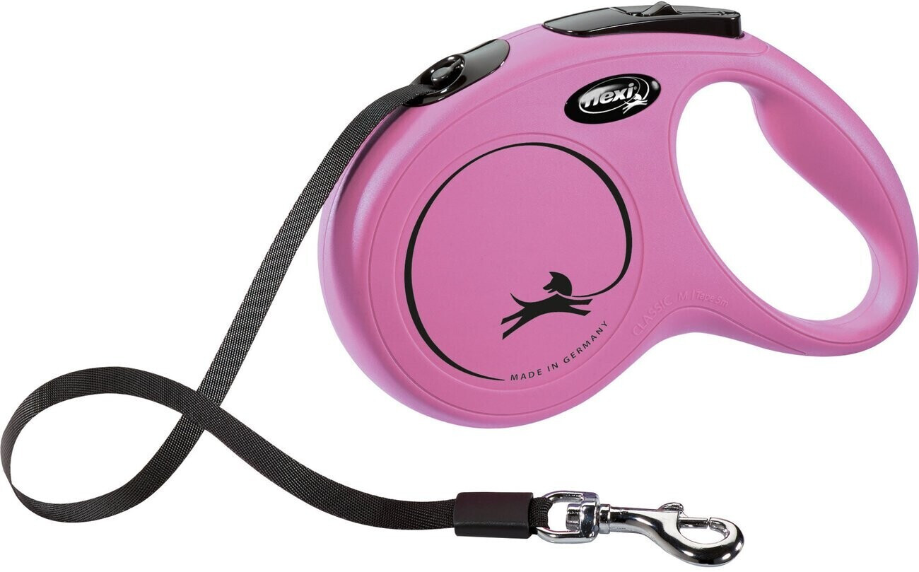 Flexi New Classic Strap Leash M 5m Pink