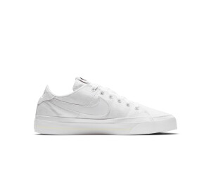 white nike court legacy sneakers womens