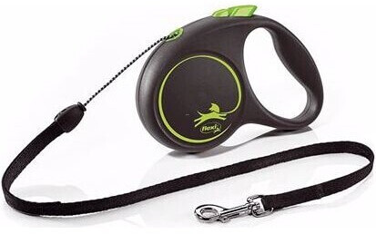 Flexi Black Design Cord S 5m Green