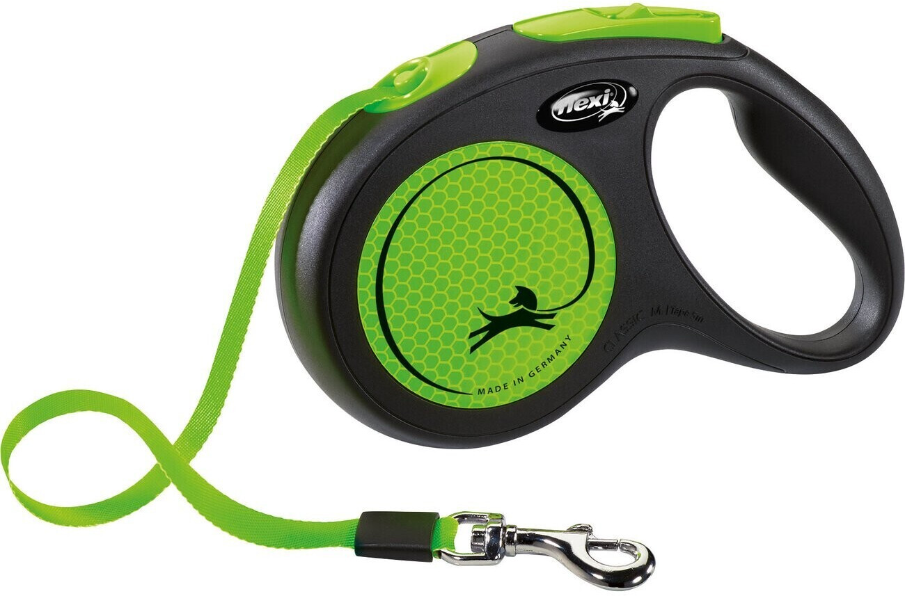 Flexi New Neon Strap S 5m Neon Green