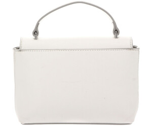 white mini top handle bag