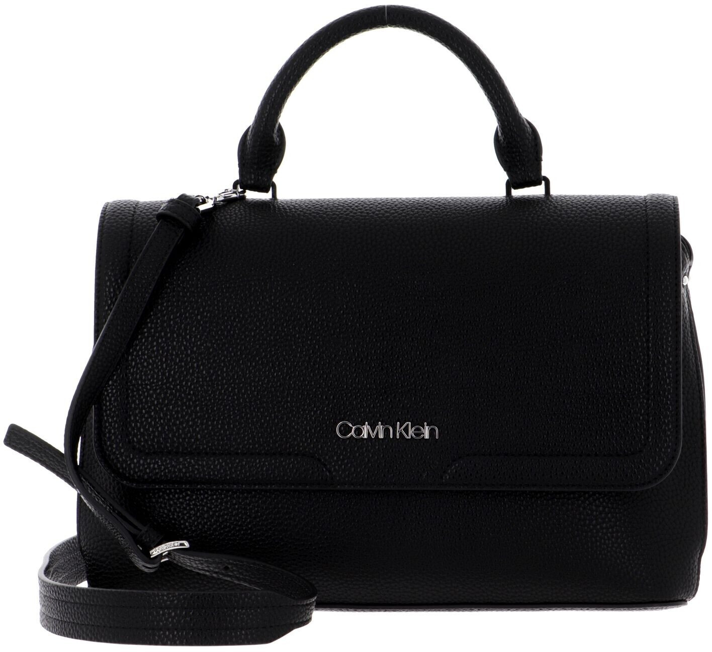 Calvin Klein Top Handle With Flap CK Black