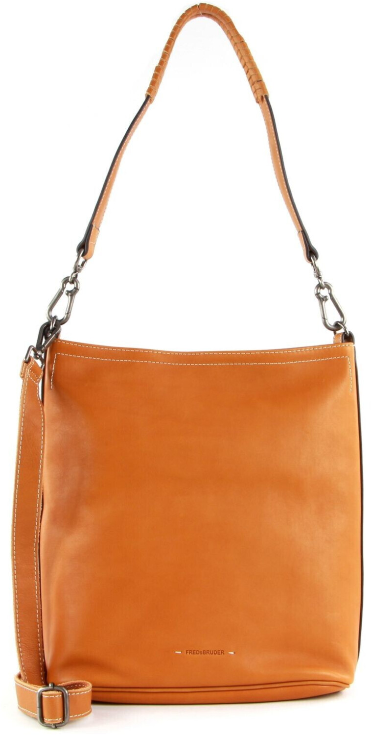FREDsBRUDER Veg Tan Collection Captain Shoulder Bag Dark Honey