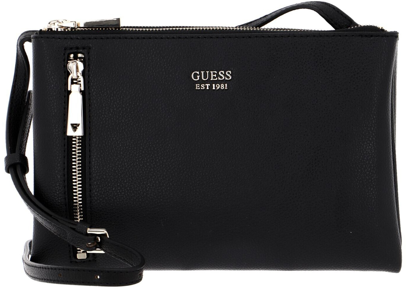 Guess Naya Double Zip Crossbody Black au meilleur prix sur idealo.fr