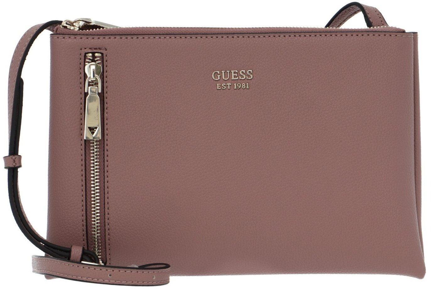 Guess Naya Mini Double Zip Crossbody Bag Rosewood a € 53,40 (oggi