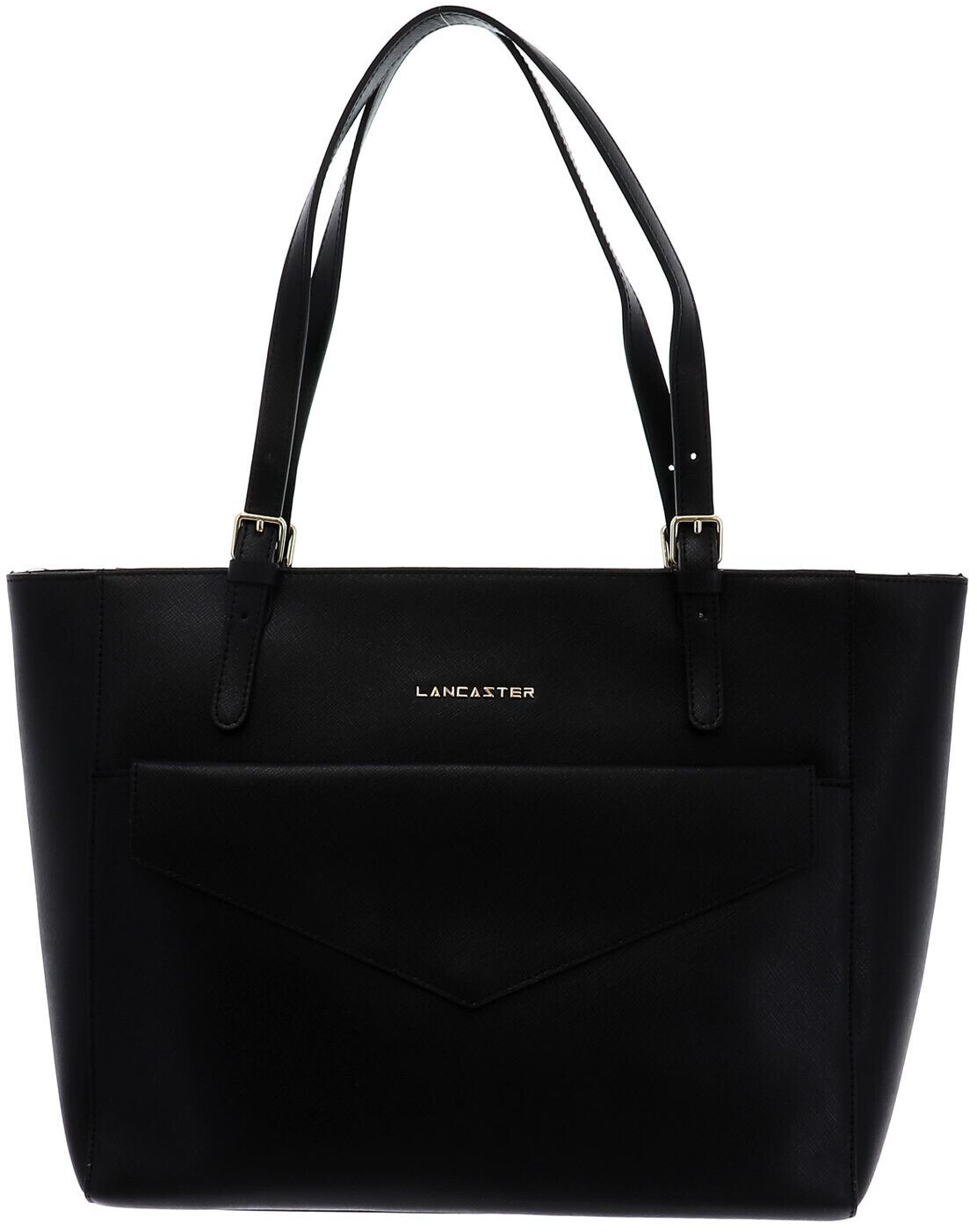 Lancaster Saffiano Signature Tote Bag Noir
