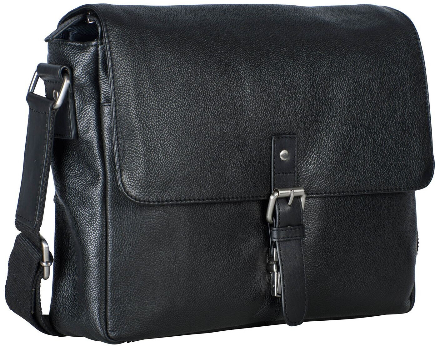 Leonhard Heyden Berlin Messenger Bag M Black