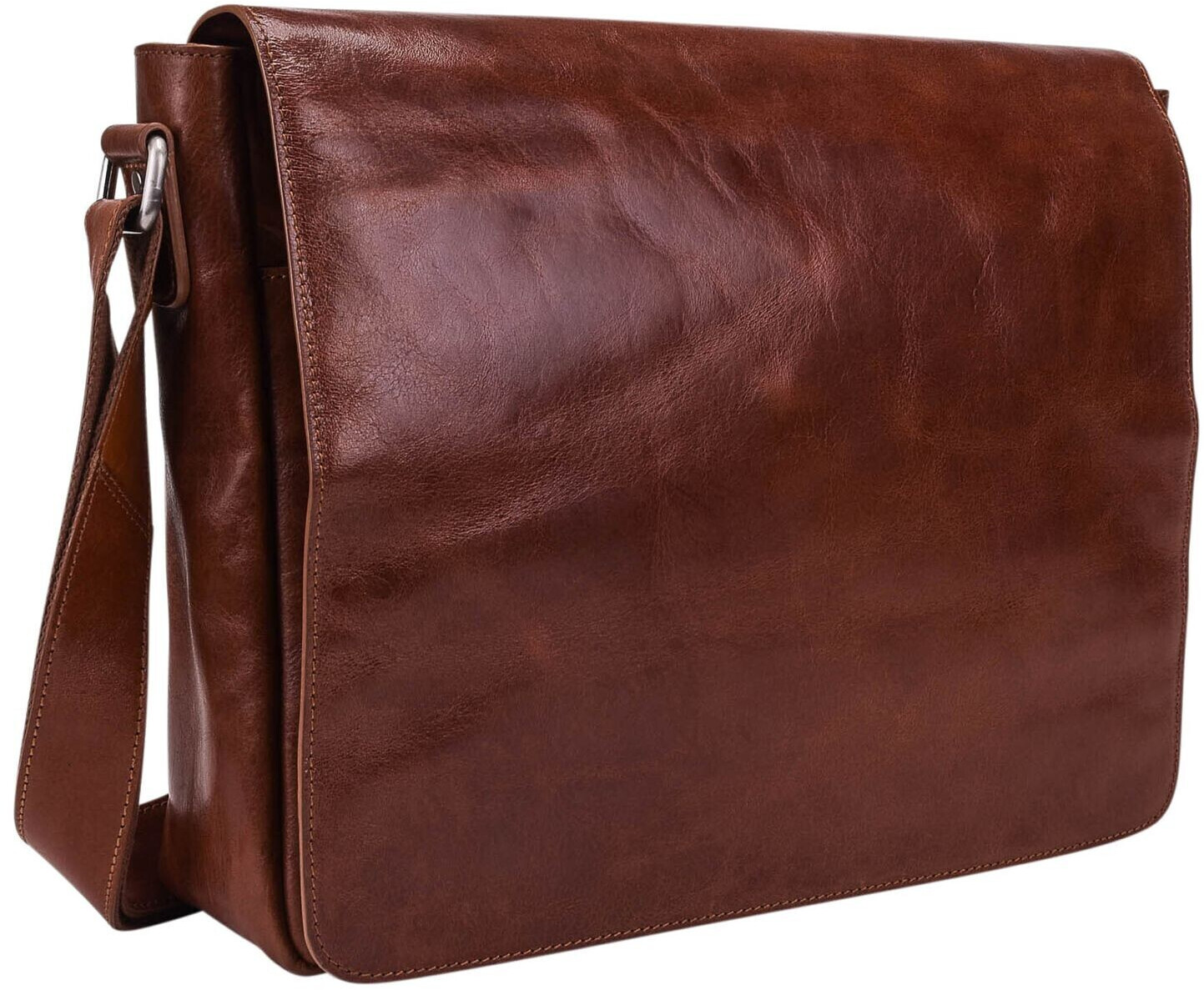 Leonhard Heyden Cambridge Shoulder Bag L Cognac