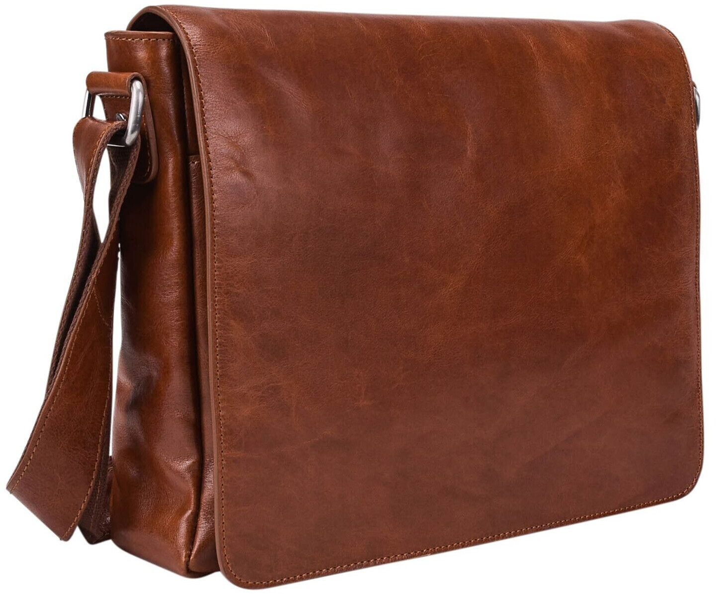 Leonhard Heyden Cambridge Shoulder Bag M Cognac