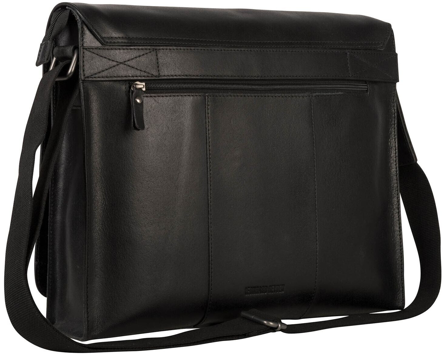 Leonhard Heyden Dakota Messenger Bag L Black