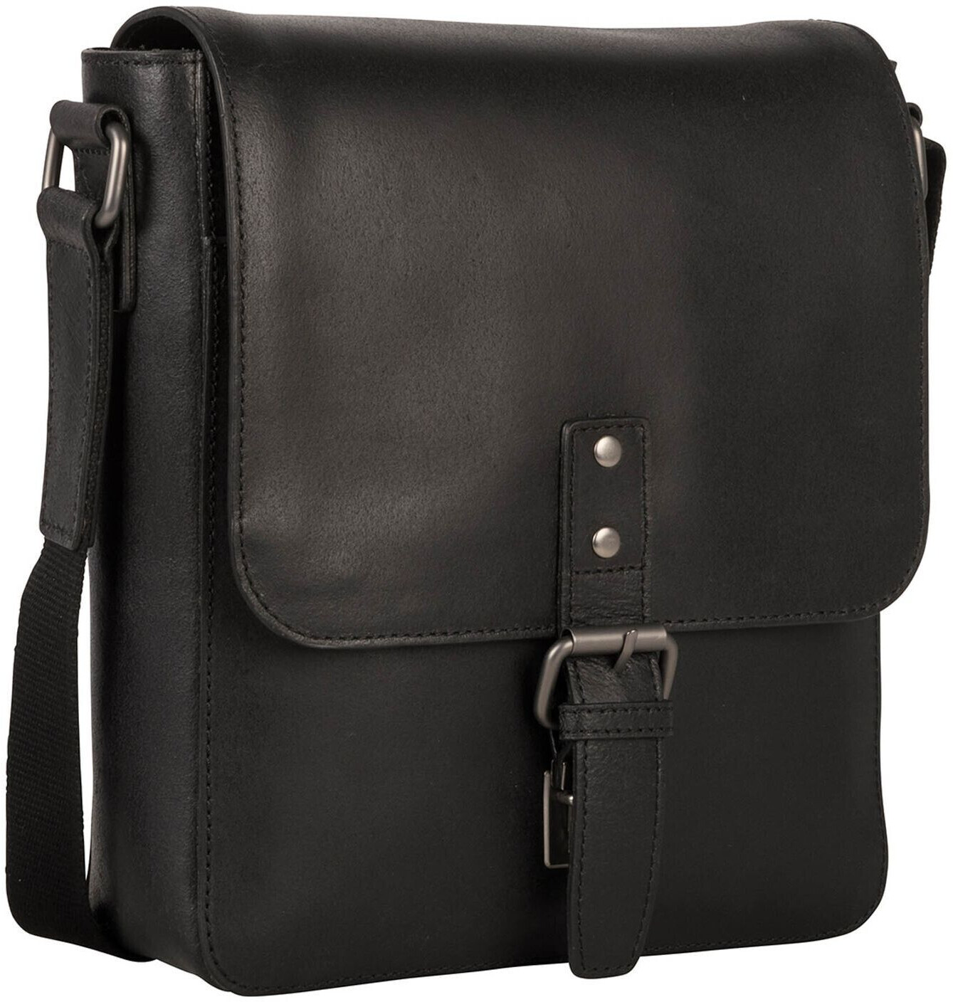 Leonhard Heyden Dakota Messenger Bag S Black