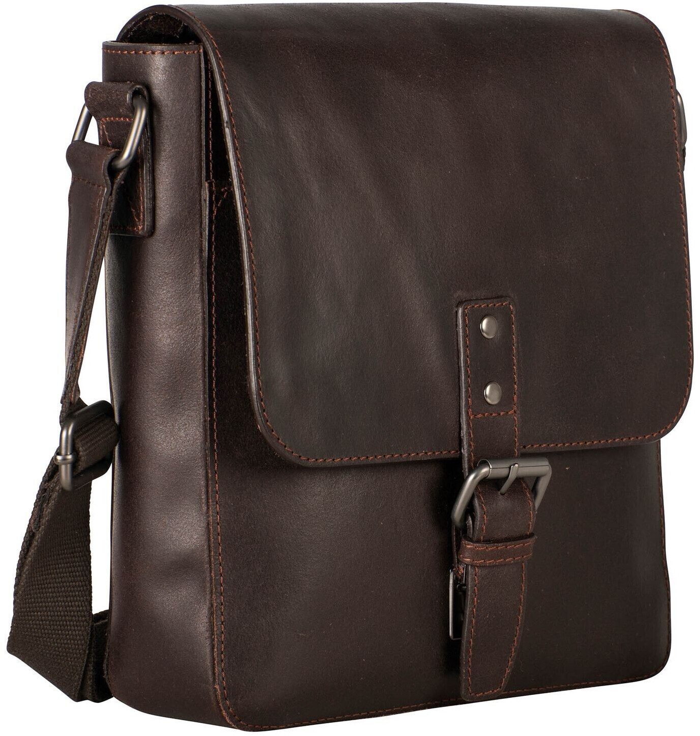 Leonhard Heyden Dakota Messenger Bag S Brown
