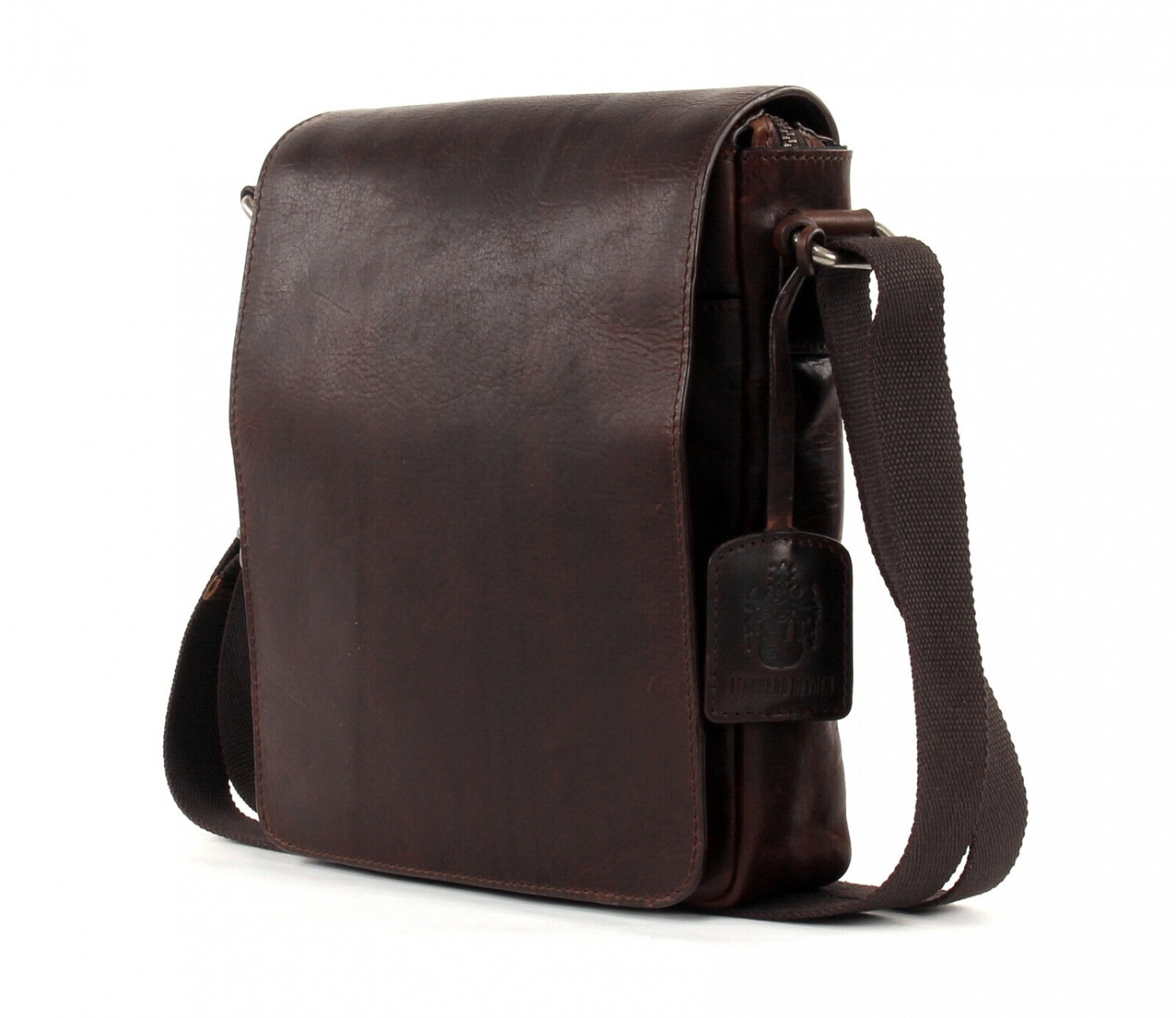 Leonhard Heyden Roma Messenger Bag S Dark Brown