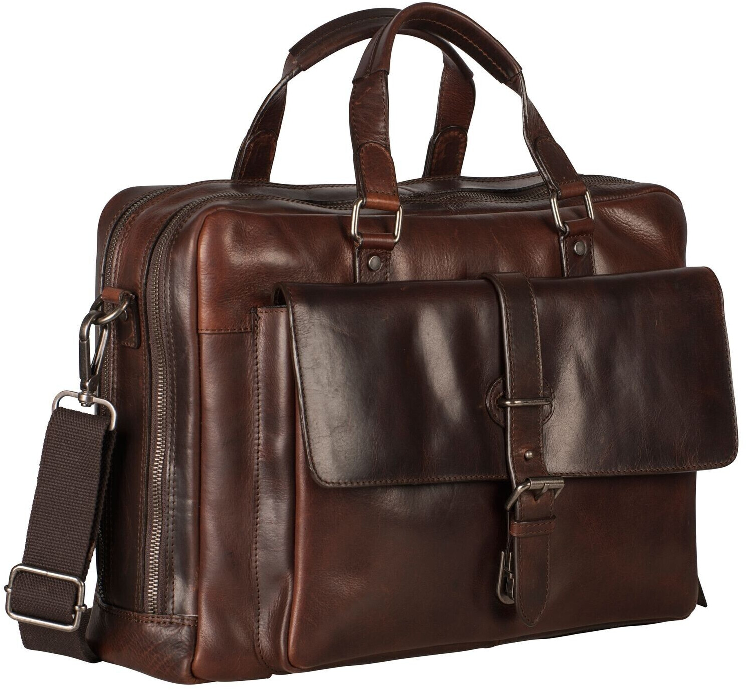Leonhard Heyden Roma Tote Bag Brown
