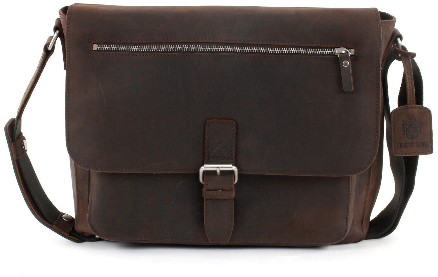 Leonhard Heyden Salisbury Messenger Bag M Brown