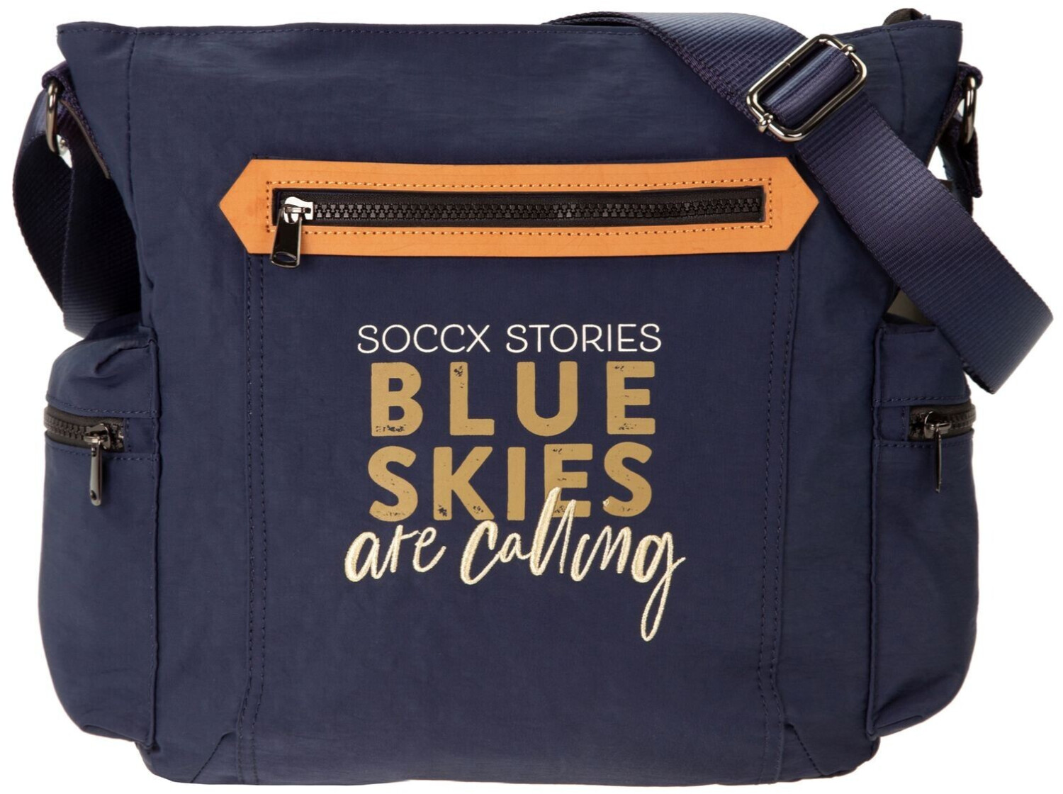 Soccx Sidney Shoulder Bag Dark Blue