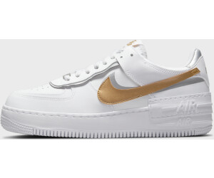 Nike Air Force 1 Shadow Women white/metallic silver/metallic gold ... Nike Air Force 1 Shadow Women white/metallic silver/metallic gold ...