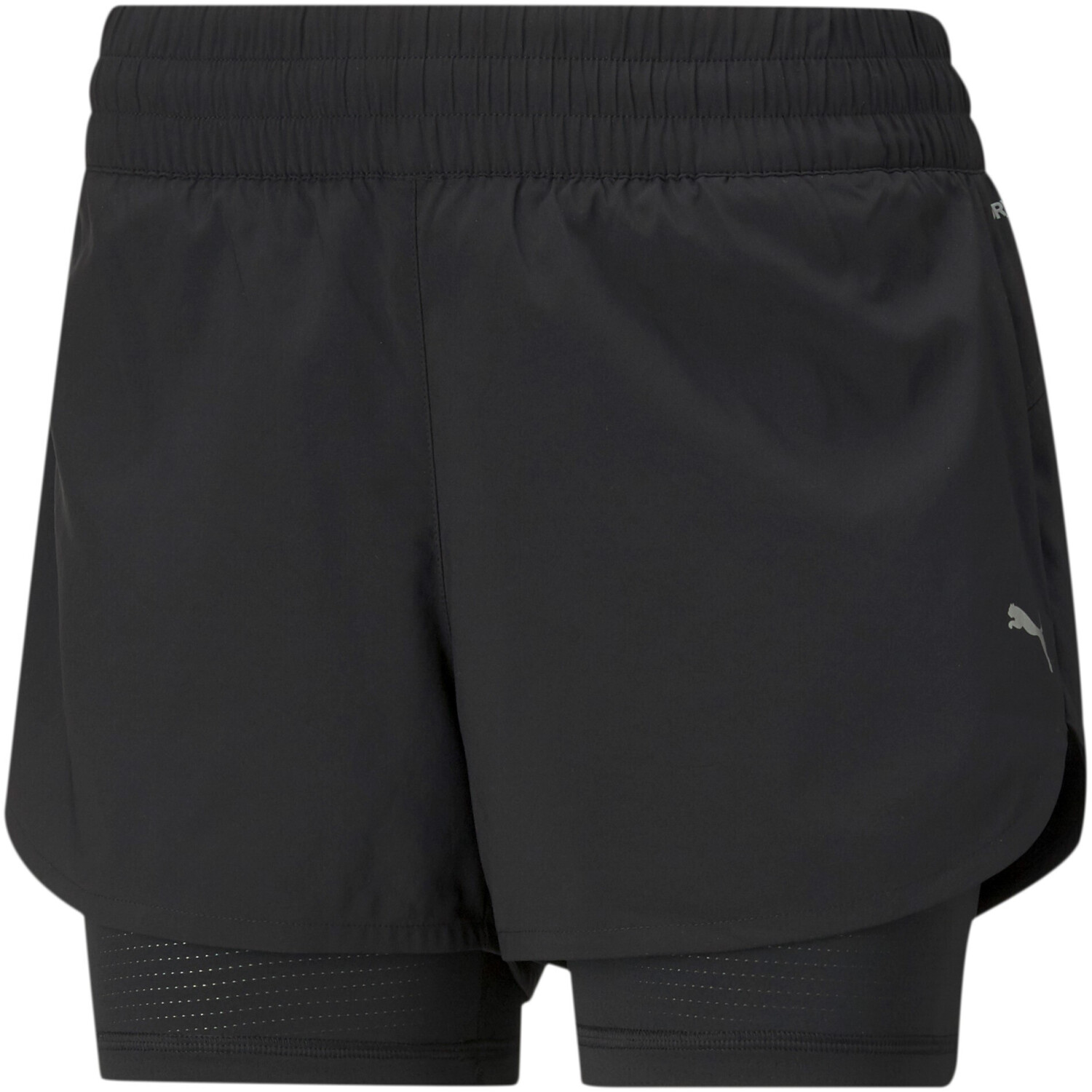 Puma Women Running Shorts Run Favorite Woven 2IN1 3` Short W (520189-01) black