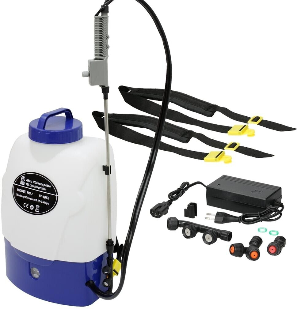 ECD Germany Battery Pressure Sprayer 12V 18 Liters