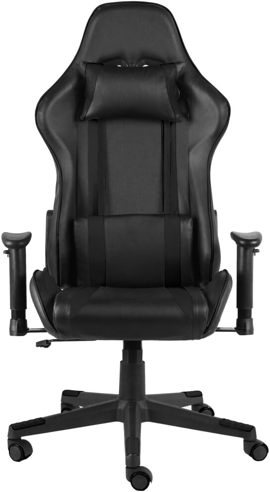 vidaXL Chaise de gaming pivotante Noir