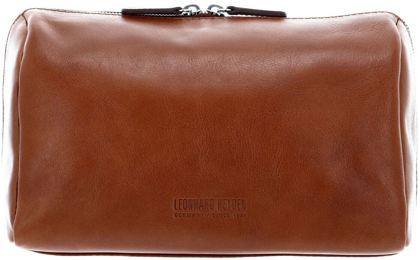 Leonhard Heyden Cambridge Toiletry Bag cognac