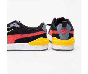 puma suede grey yellow